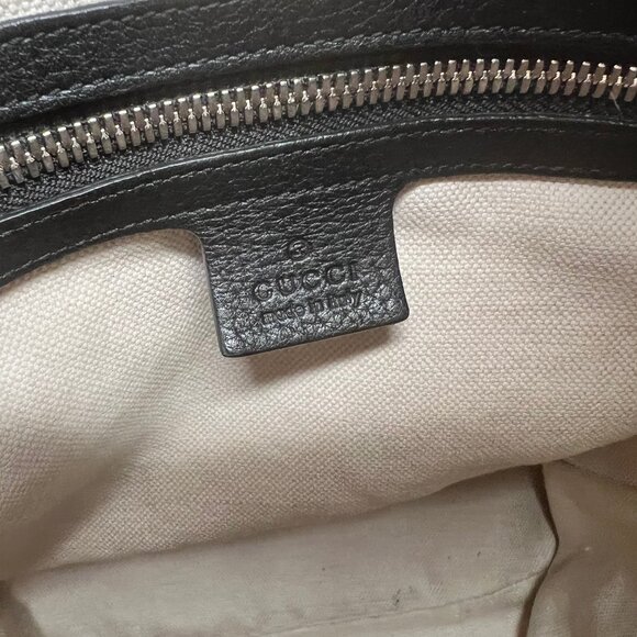 Gucci SOHO Drawstring Backpack - Black Leather - Picture 4 of 7